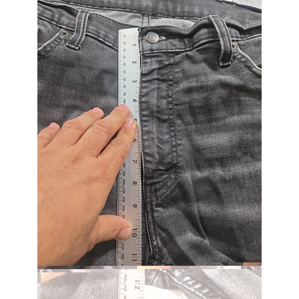levis‎ 511 slim fit jeans Black  Wash  Stretch Men's Sz 38x30  Zip Stretch - Picture 9 of 16